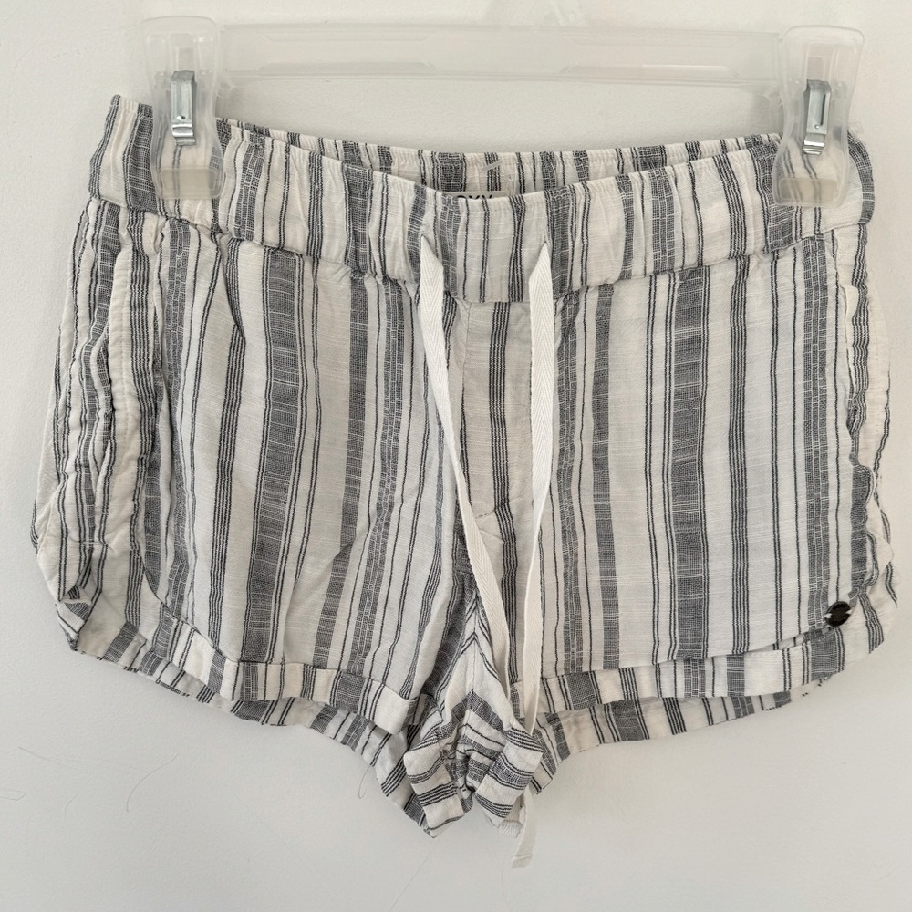 Roxy Striped Drawstring Shorts - Picture 1 of 5
